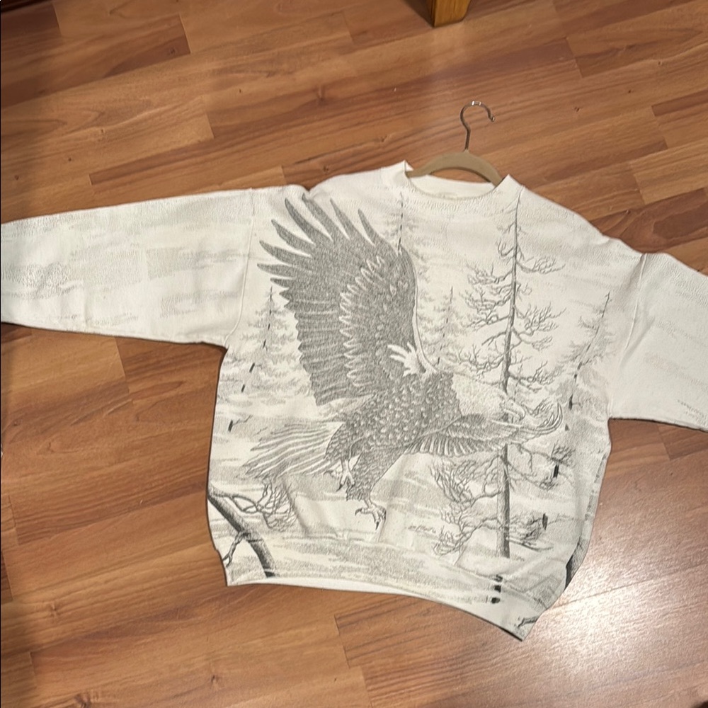 Habitat × Vintage vintage  1992
Bald Eagle Nature All Over Print Crewneck